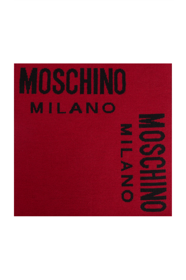 Moschino Scarf with Logo Men s Accessorie Vitkac